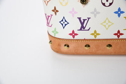 Louis Vuitton Monogram Multicolor Alma White 17 of 19