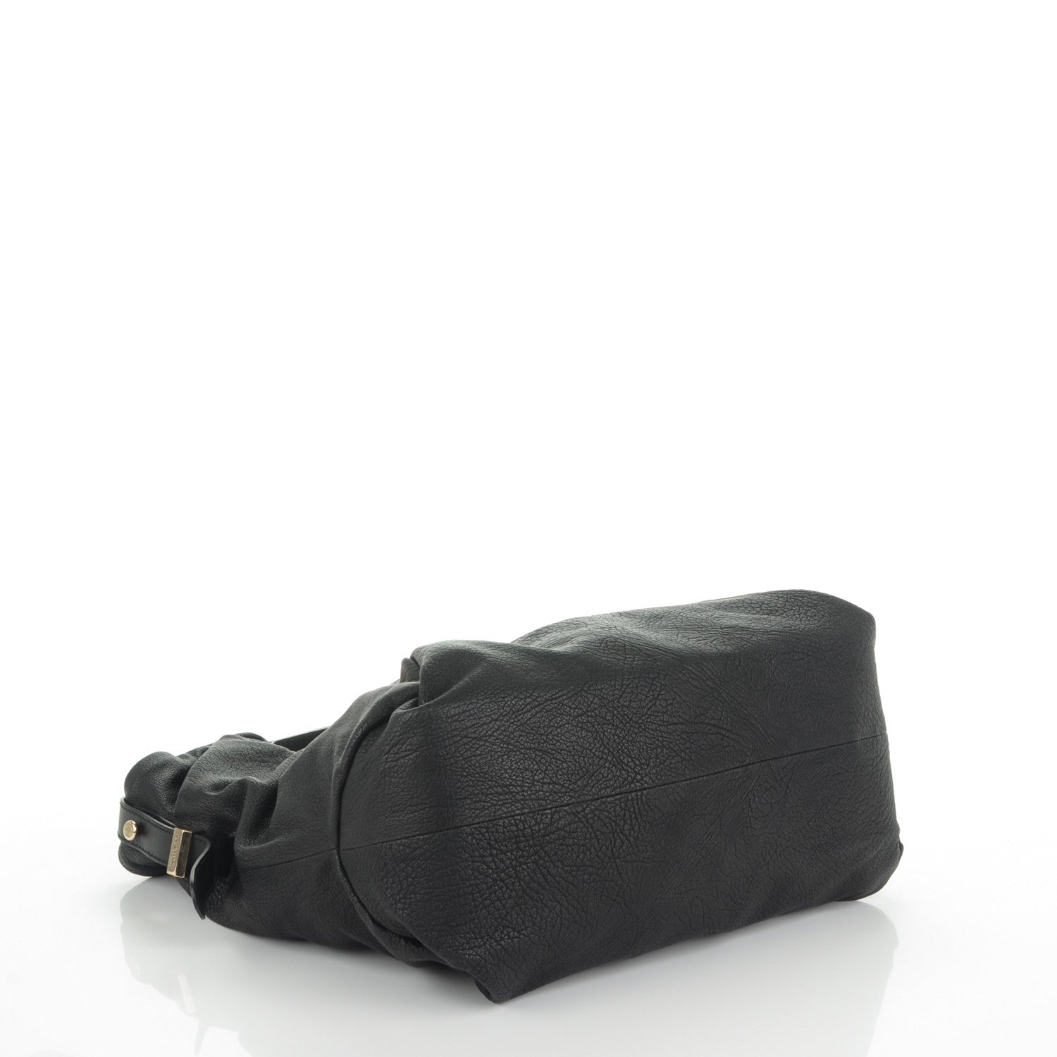 Jimmy Choo Grained Calfskin Studded Sylvia Hobo Black 4 of 7