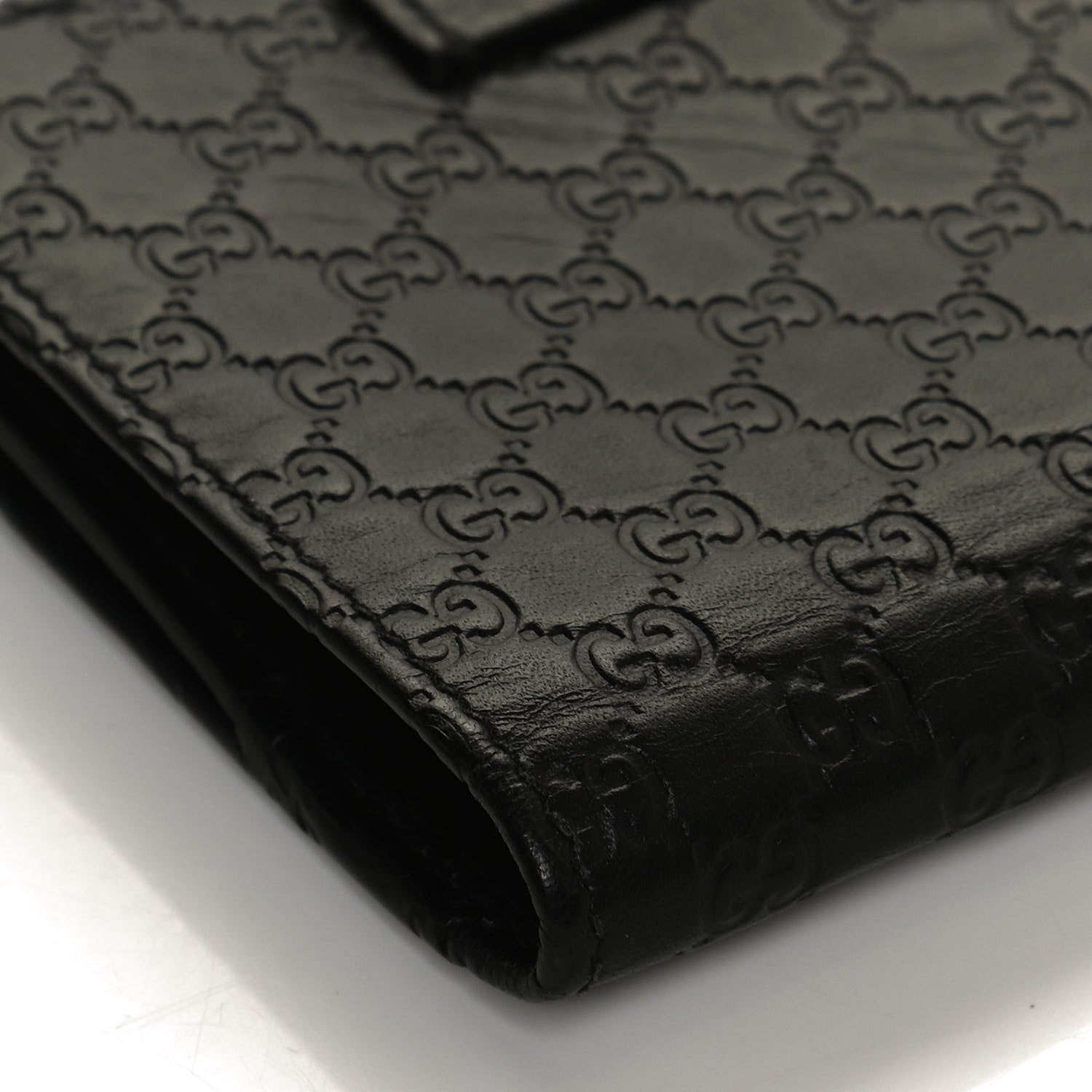 Gucci Microguccissima Snap Bi-Fold Wallet Black 8 of 9