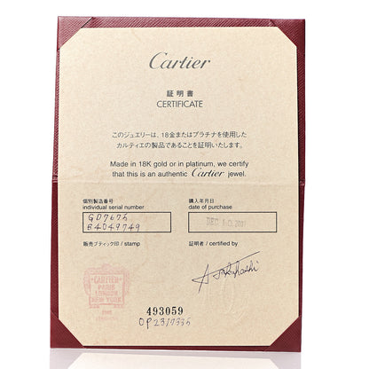 Cartier 18K Pink Gold 3.5mm LOVE Wedding Band Ring 49 4.75 5 of 5