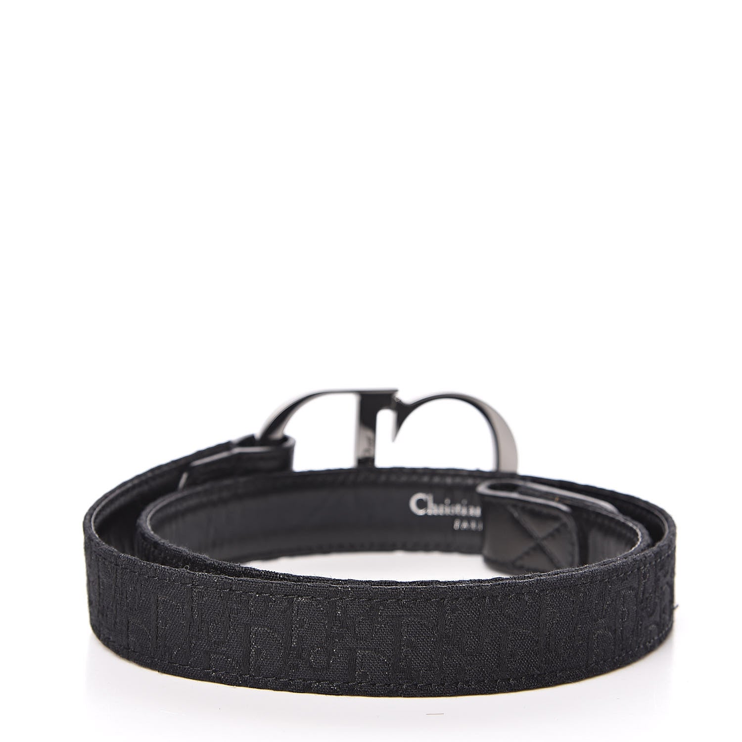 Christian Dior Calfskin CD Belt Black 3 of 7