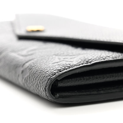 Louis Vuitton Empreinte Sarah Wallet NM Black 7 of 8