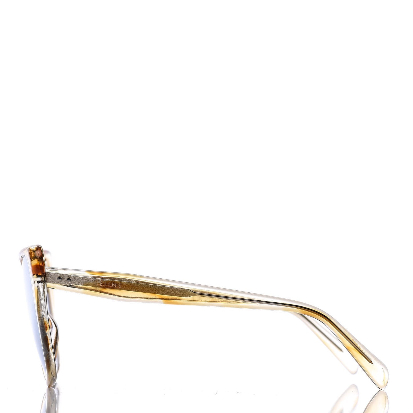 Acetate Cat Eye Sunglasses CL400471 Yellow Blue