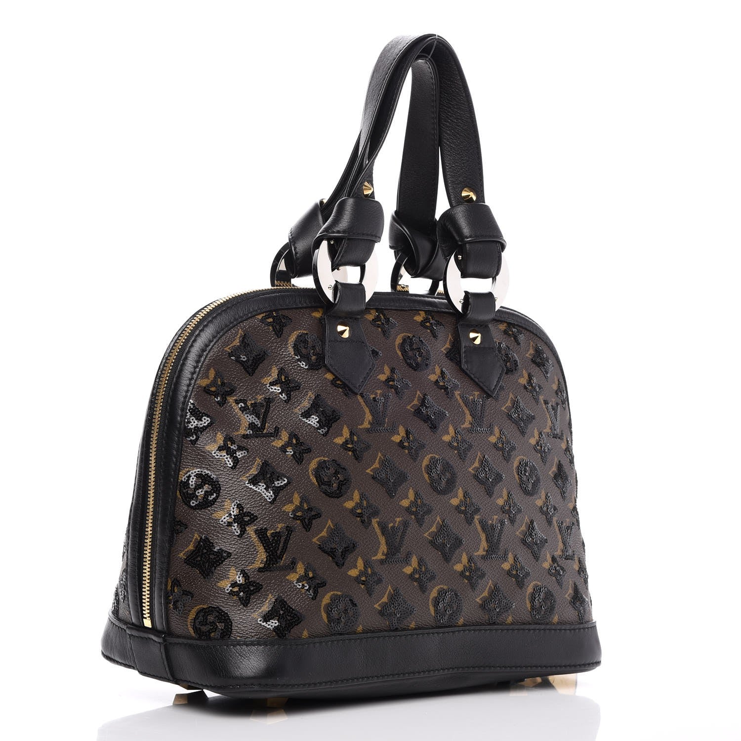 Louis Vuitton Monogram Sequins Eclipse Alma Black 3 of 6