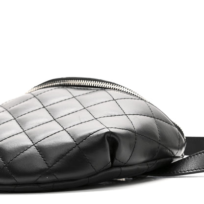 Chanel Calfskin Quilted Waist Belt Bag Black 10 of 10