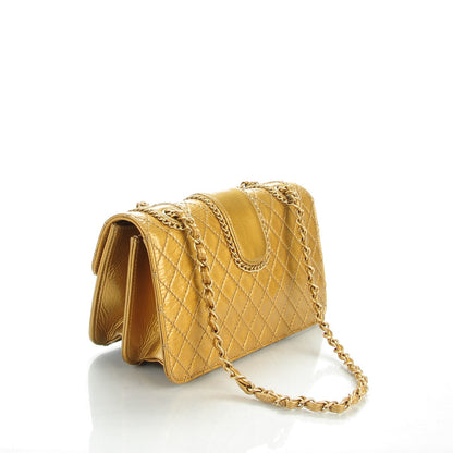 Chanel Patent Medium Madison Flap Gold 3 of 8