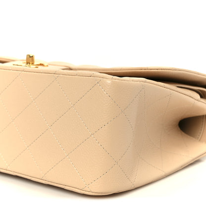 Chanel Caviar Quilted Jumbo Double Flap Beige 11 of 11
