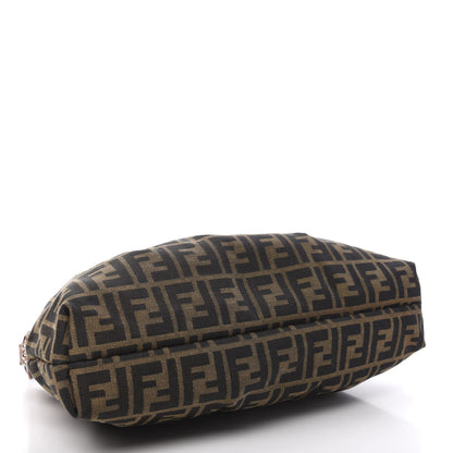 Fendi Zucca Cuoio Lucido Hobo Tobacco Bois de Rose 4 of 10