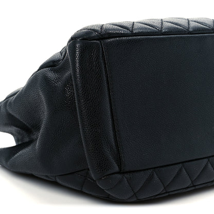 Chanel Caviar Quilted Grand Shopping Tote GST Black 9 of 10
