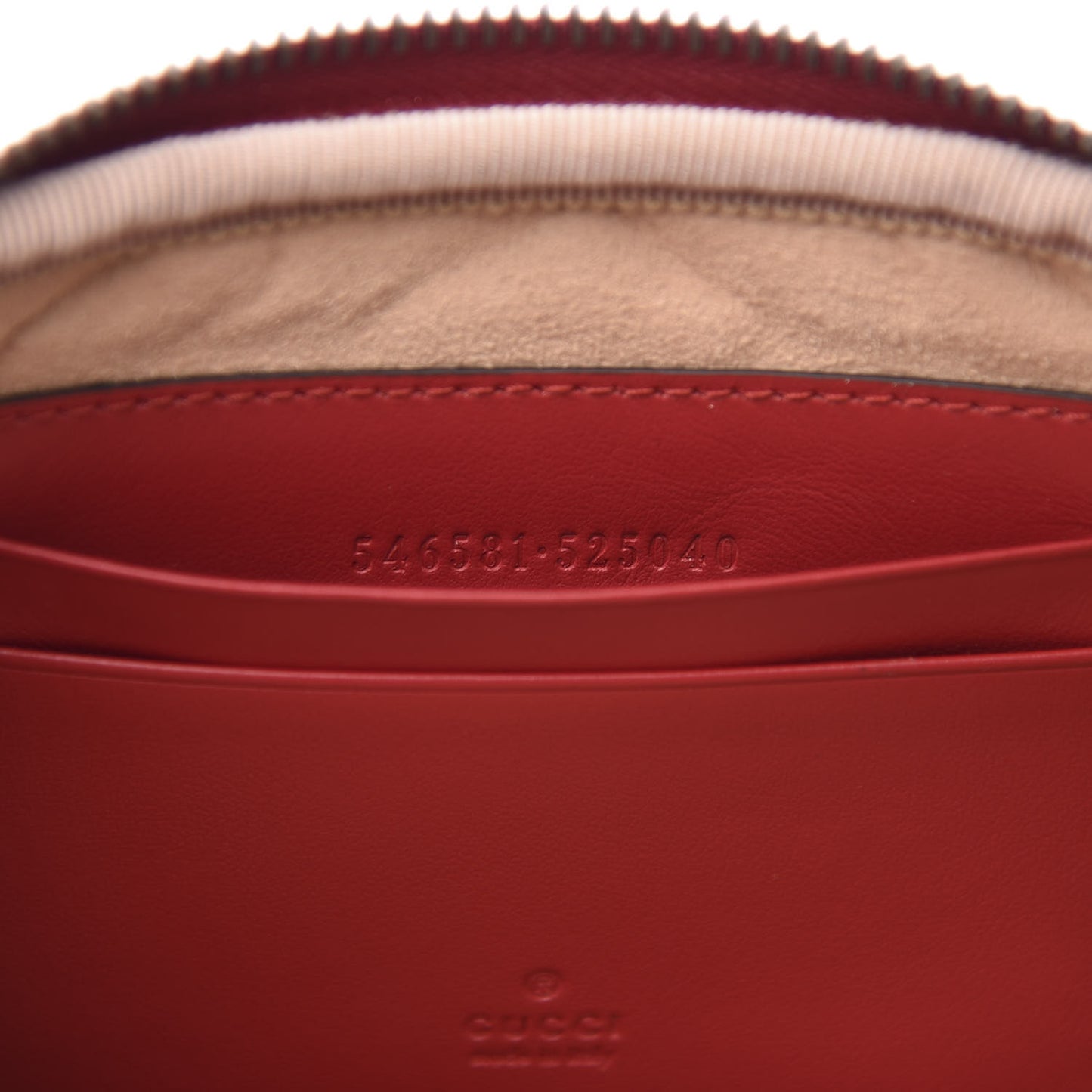 Calfskin Matelasse Mini GG Marmont Chain Crossbody Bag Hibiscus Red