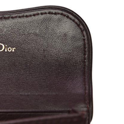 Christian Dior Oblique Saddle Card Holder Bordeaux 7 of 12