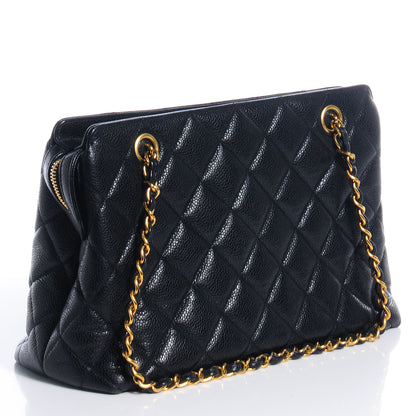 Chanel Caviar Quilted Shoulder Bag Black 3 of 8