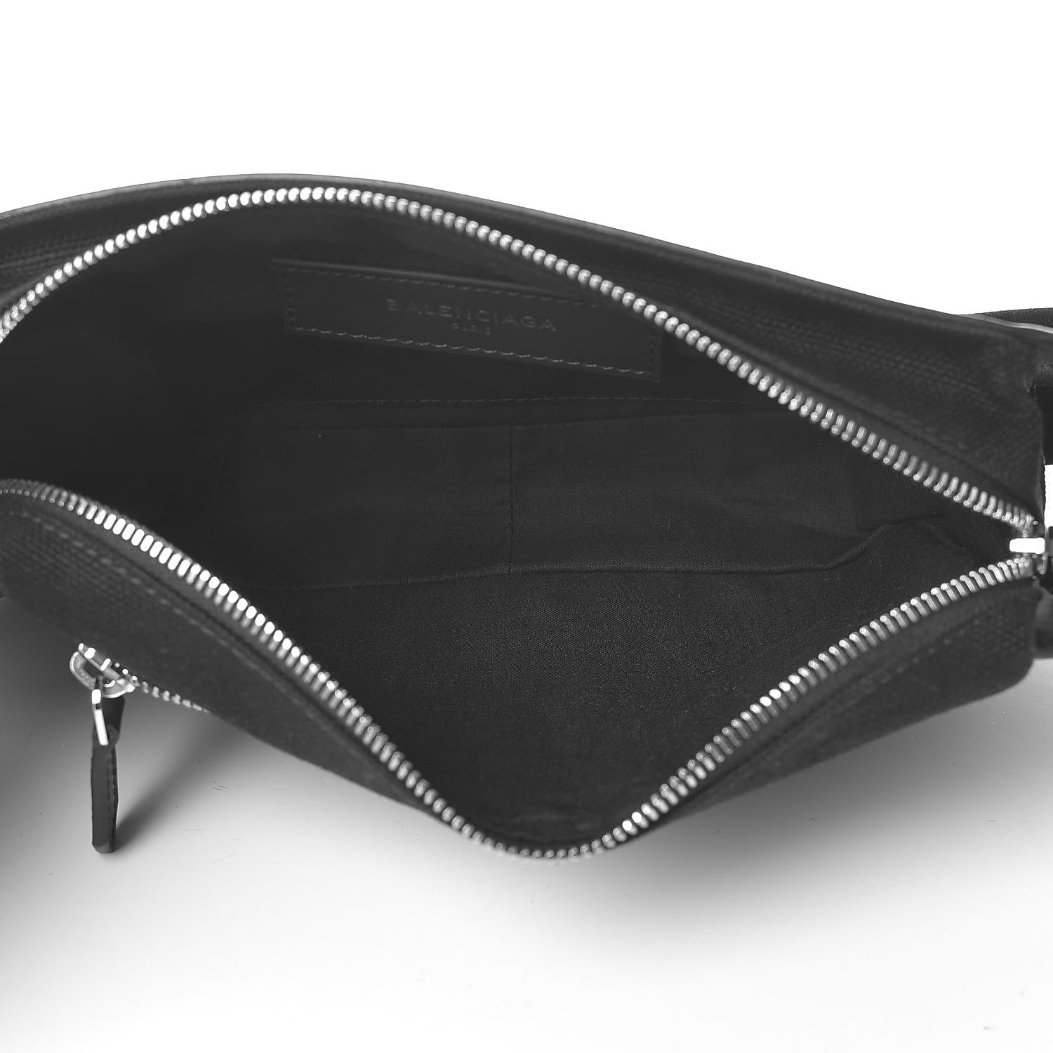 Balenciaga Cotton Canvas Calfskin Neo Lift Belt Bag Black 5 of 10