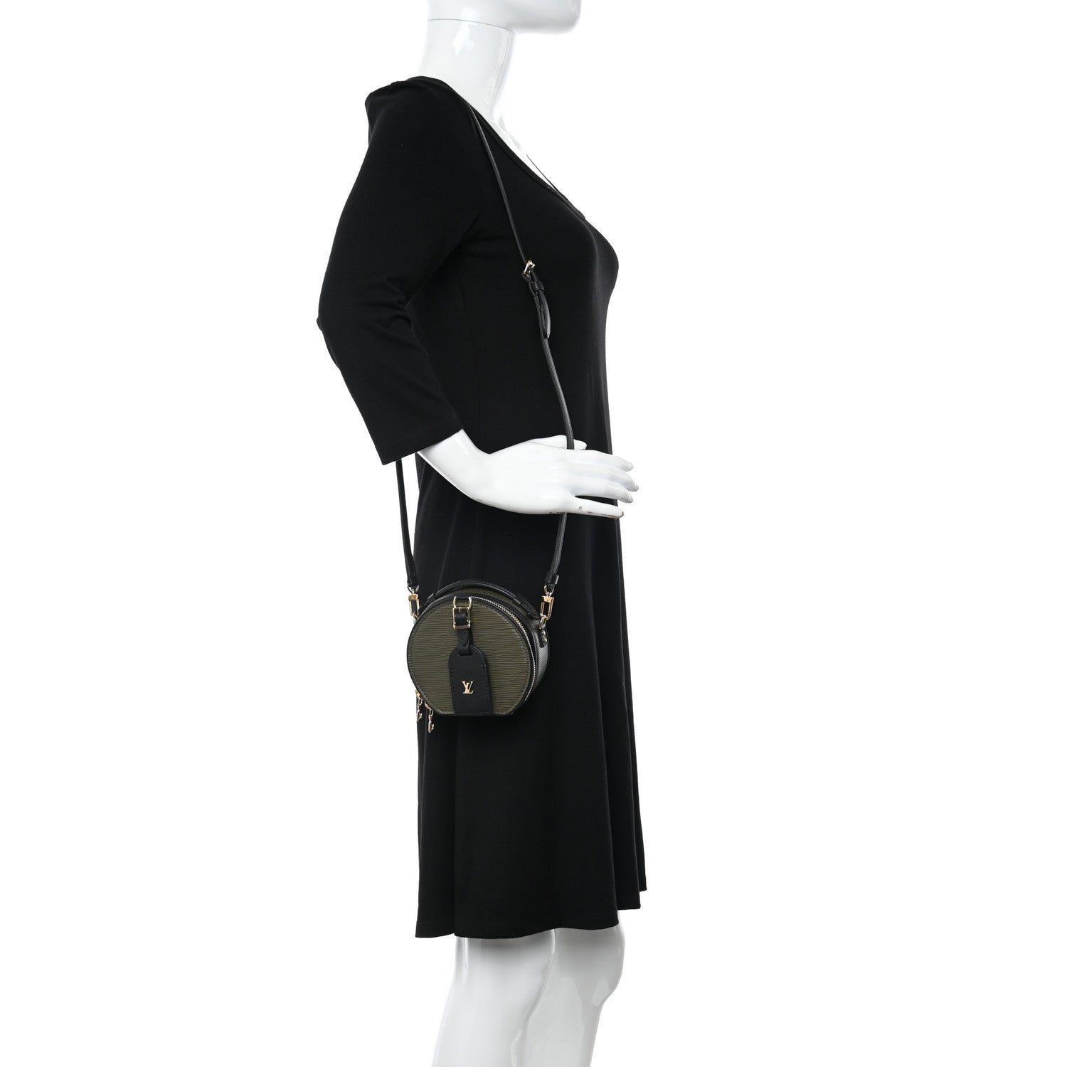 Louis Vuitton Epi Mini Boite Chapeau Kaki 2 of 9