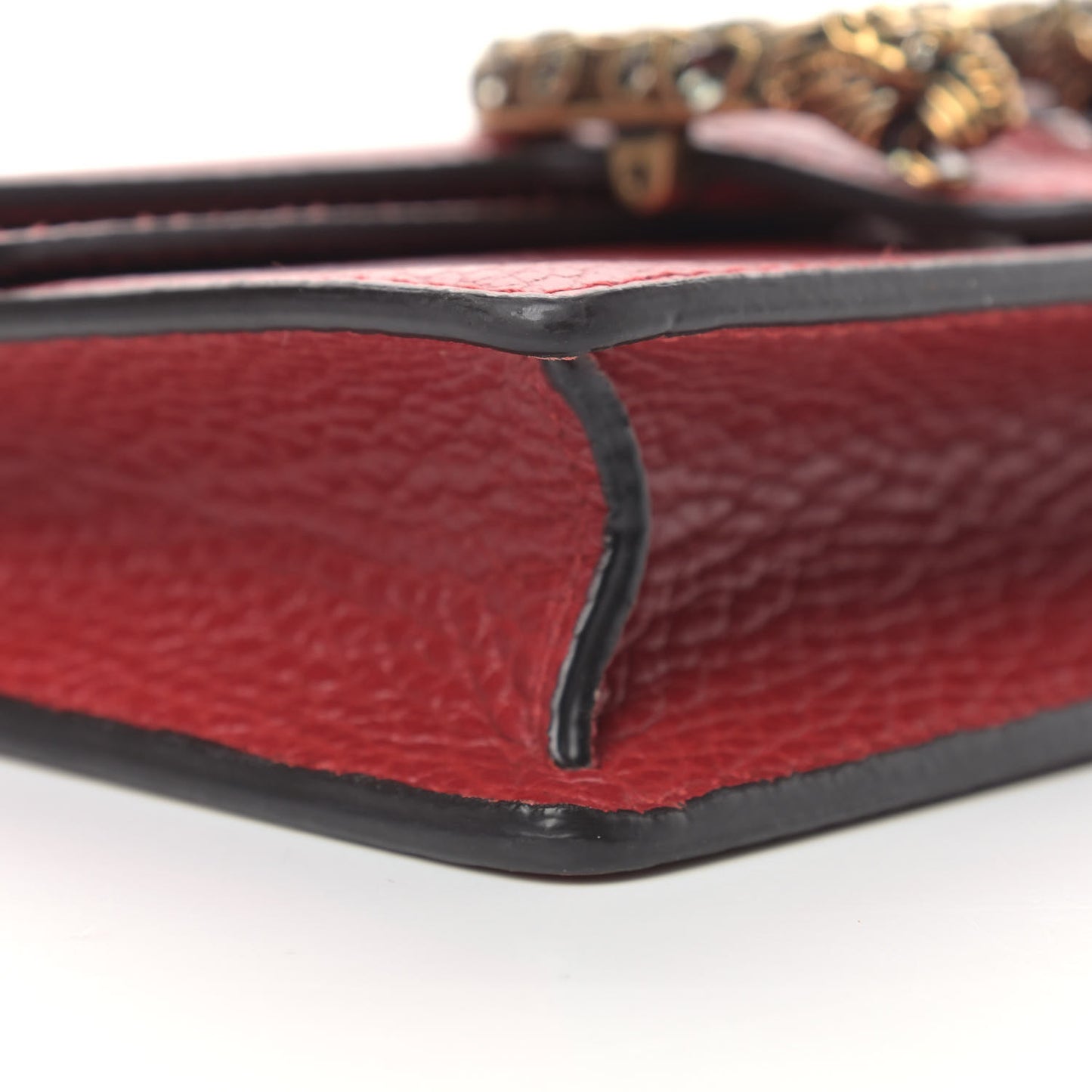 Calfskin Super Mini Dionysus Shoulder Bag Hibiscus Red