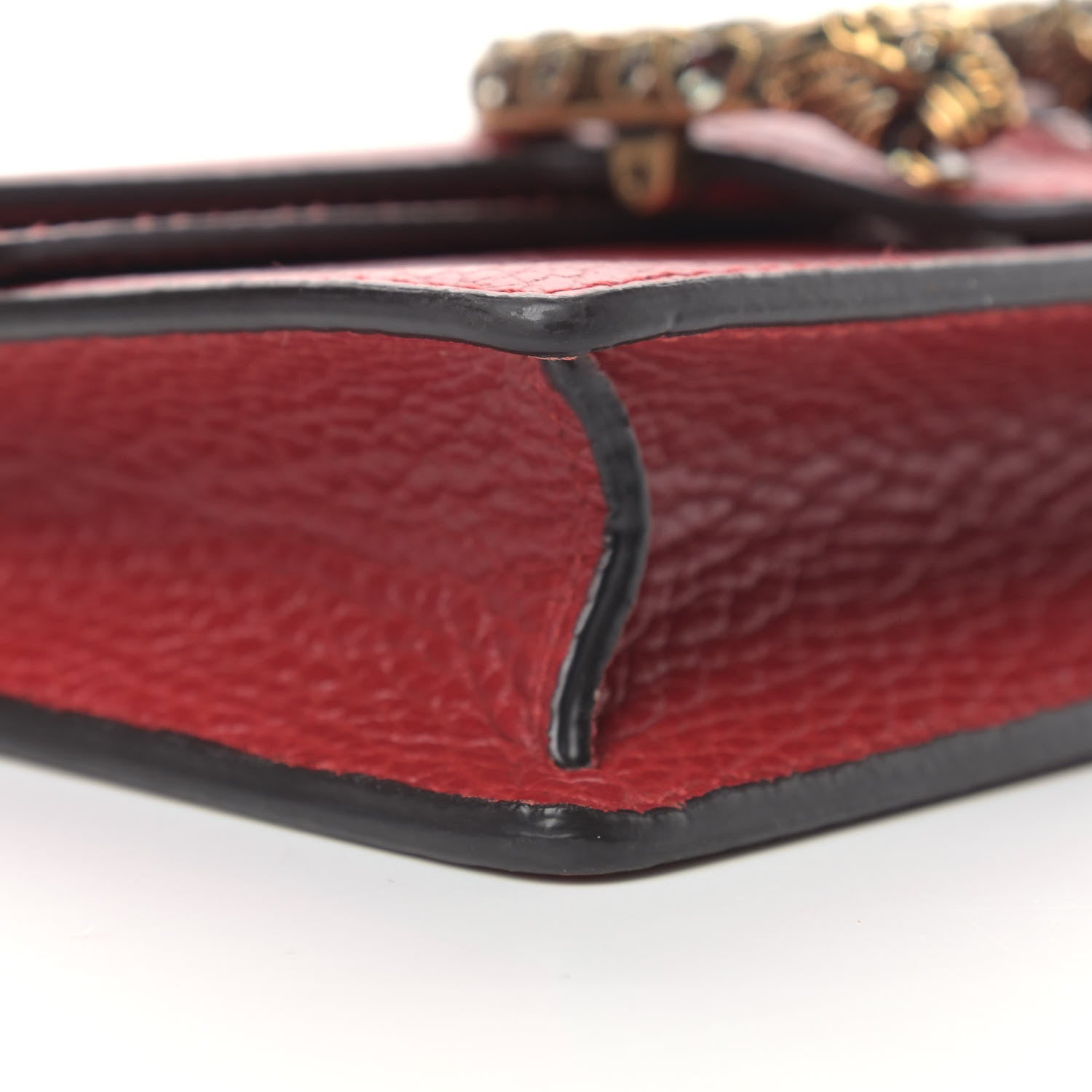 Gucci Calfskin Super Mini Dionysus Shoulder Bag Hibiscus Red 7 of 12