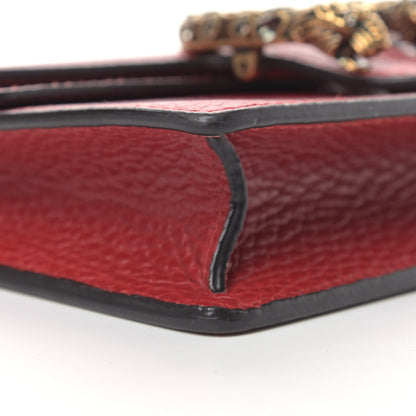 Gucci Calfskin Super Mini Dionysus Shoulder Bag Hibiscus Red 7 of 12