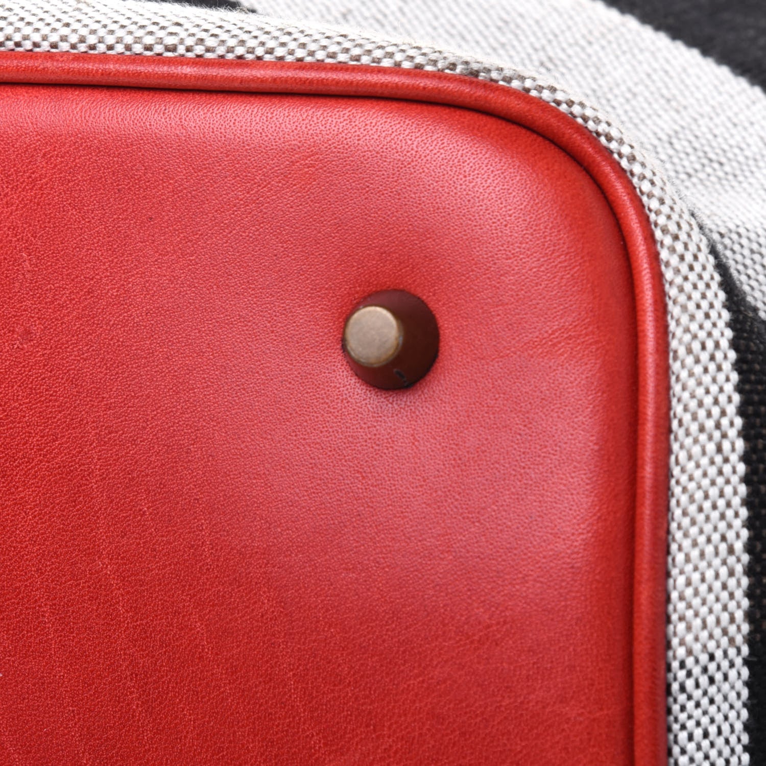 Burberry Canvas Mega Check Medium Ashby Hobo Cadmium Red 18 of 27