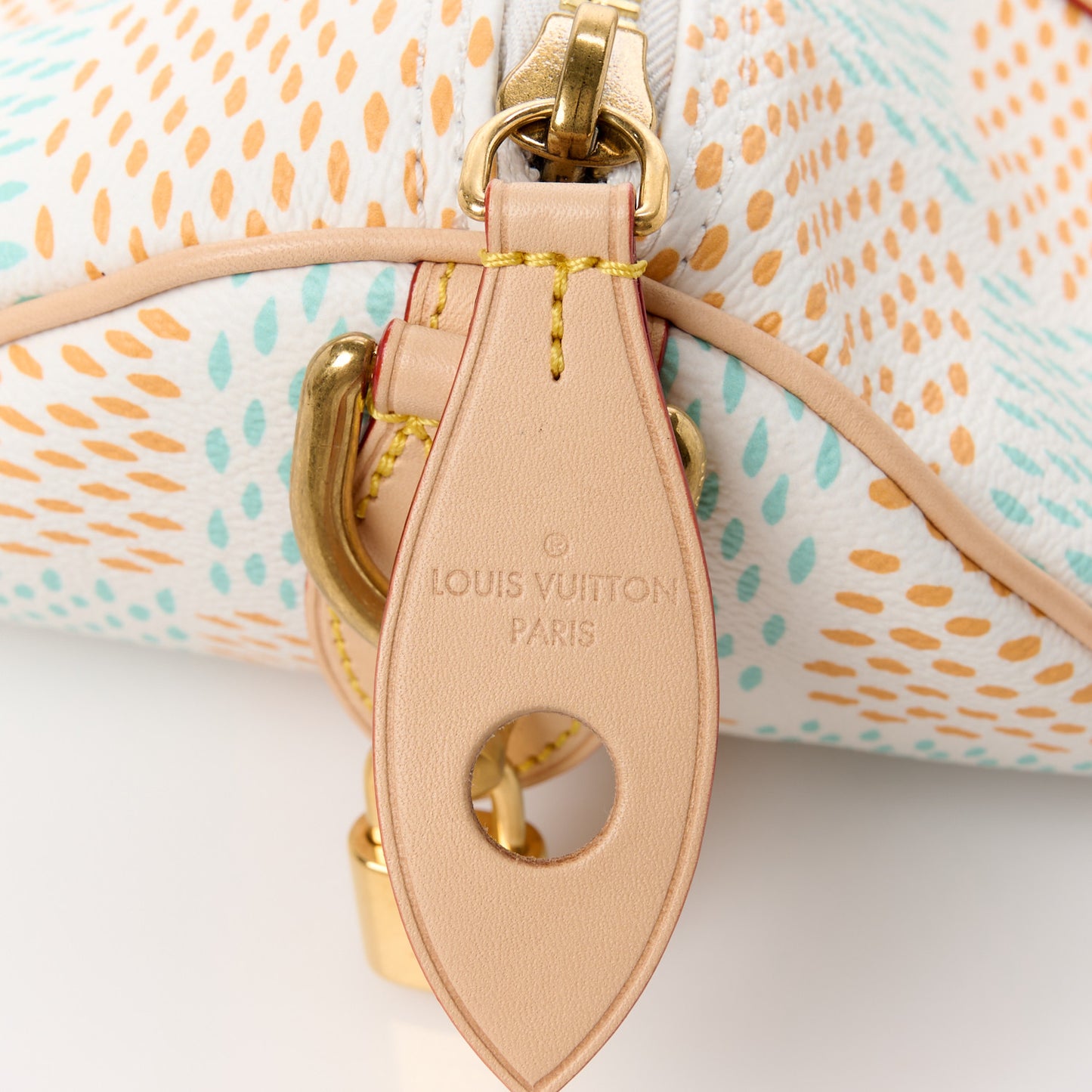 Damier Heritage Speedy Bandouliere 40 White