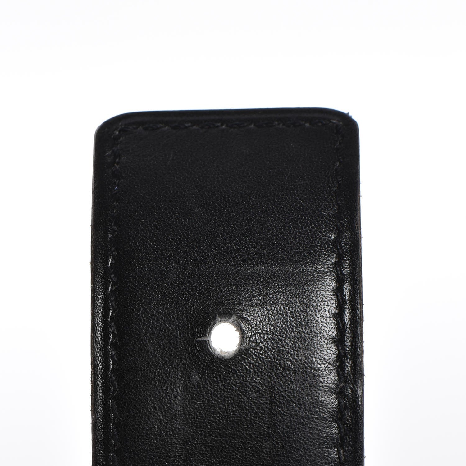Hermes Box Togo 32mm H Belt 80 Black Gold 11 of 15