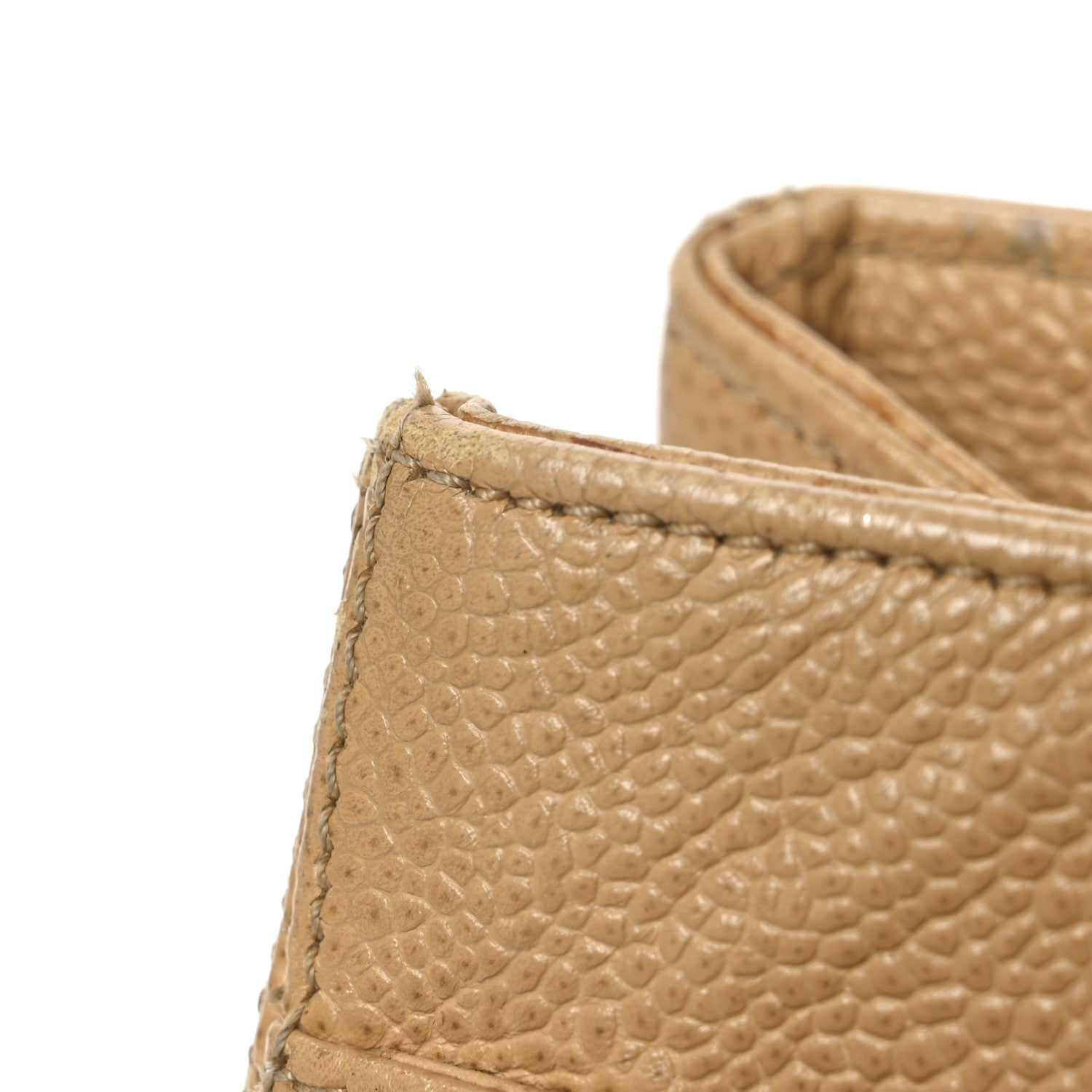 Chanel Caviar Turnlock Tote Beige 11 of 12
