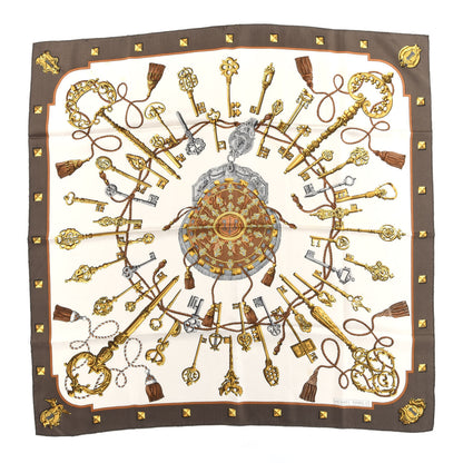 Hermes Silk Keys Les Cles Scarf 90 1 of 3