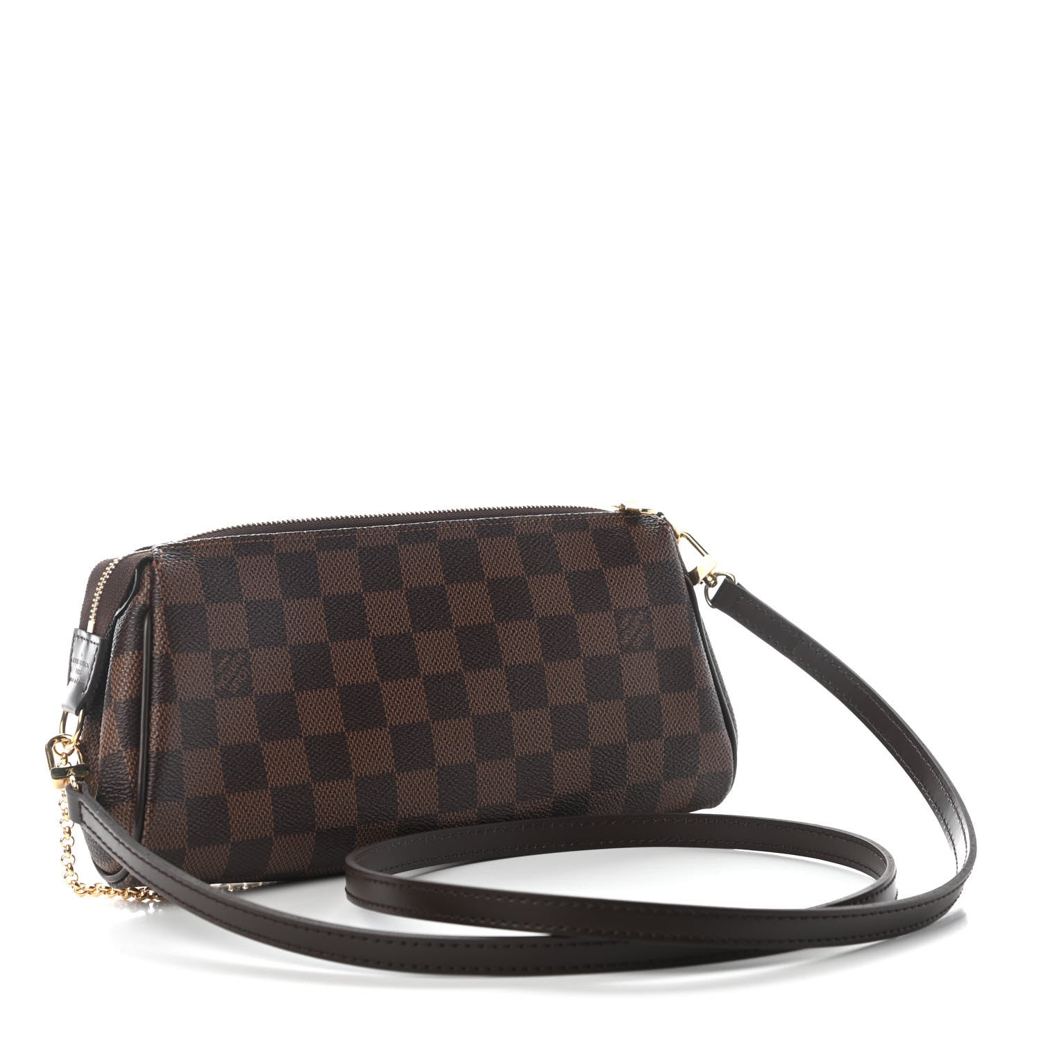 Louis Vuitton Damier Ebene Eva Clutch 3 of 9