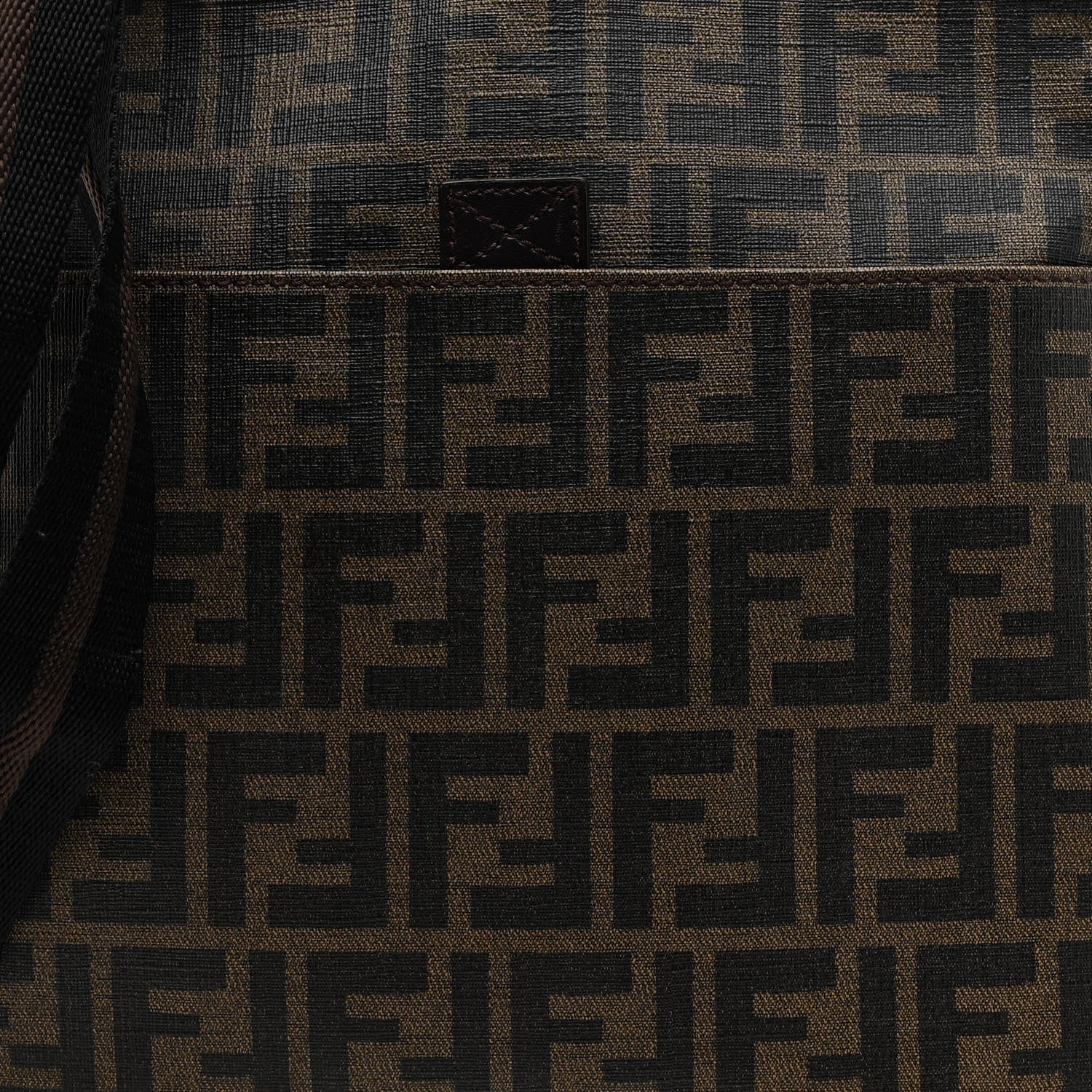 Fendi Zucca Spalmati Messenger Bag Tobacco 9 of 13