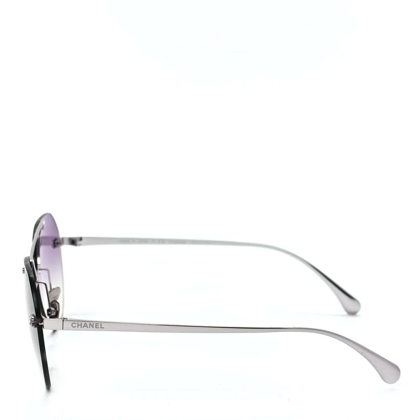 Titanium CC Pilot Aviator Sunglasses 4272-T Silver
