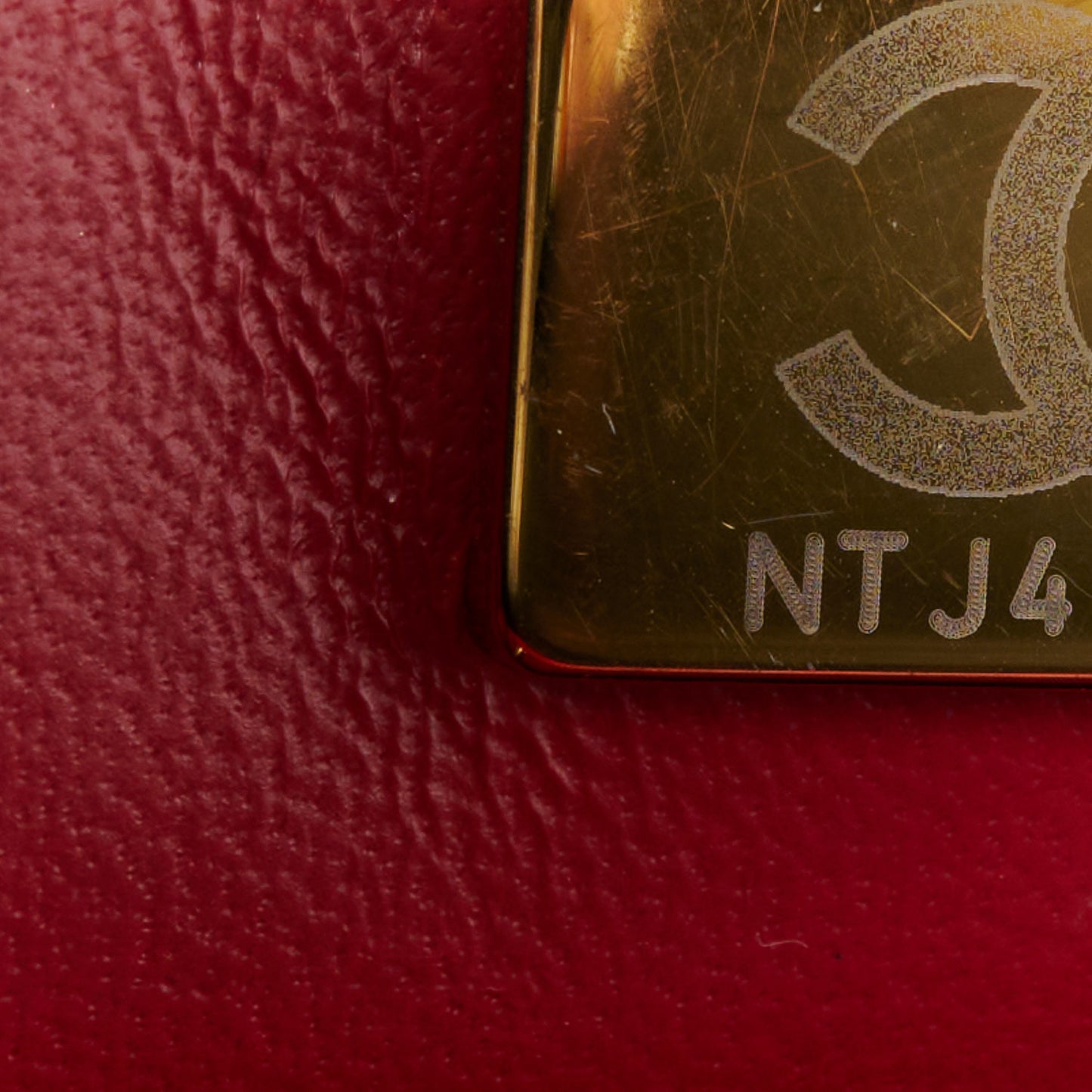 Calfskin Strass Quilted Flap Black