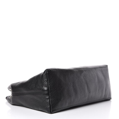 Gucci Pebbled Calfskin Large Soho Chain Shoulder Bag Black 4 of 10
