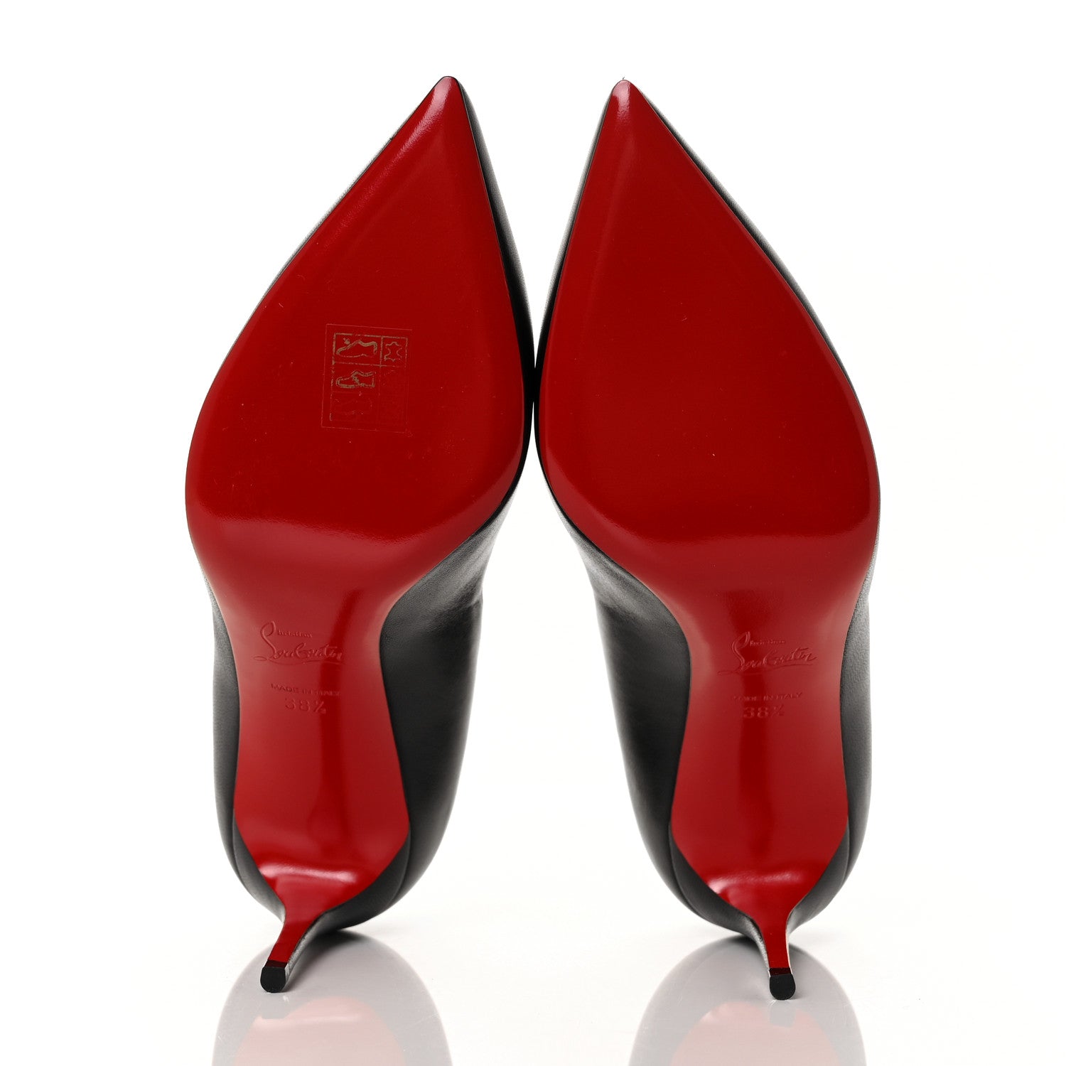 Christian Louboutin Shiny Nappa Pigalle Follies 85 Pumps 38.5 Black 5 of 7