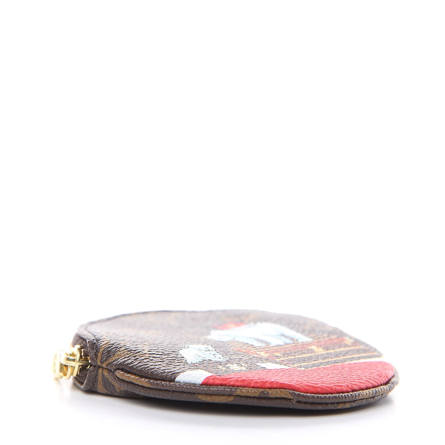 Monogram 2017 Christmas Animation Round Coin Purse
