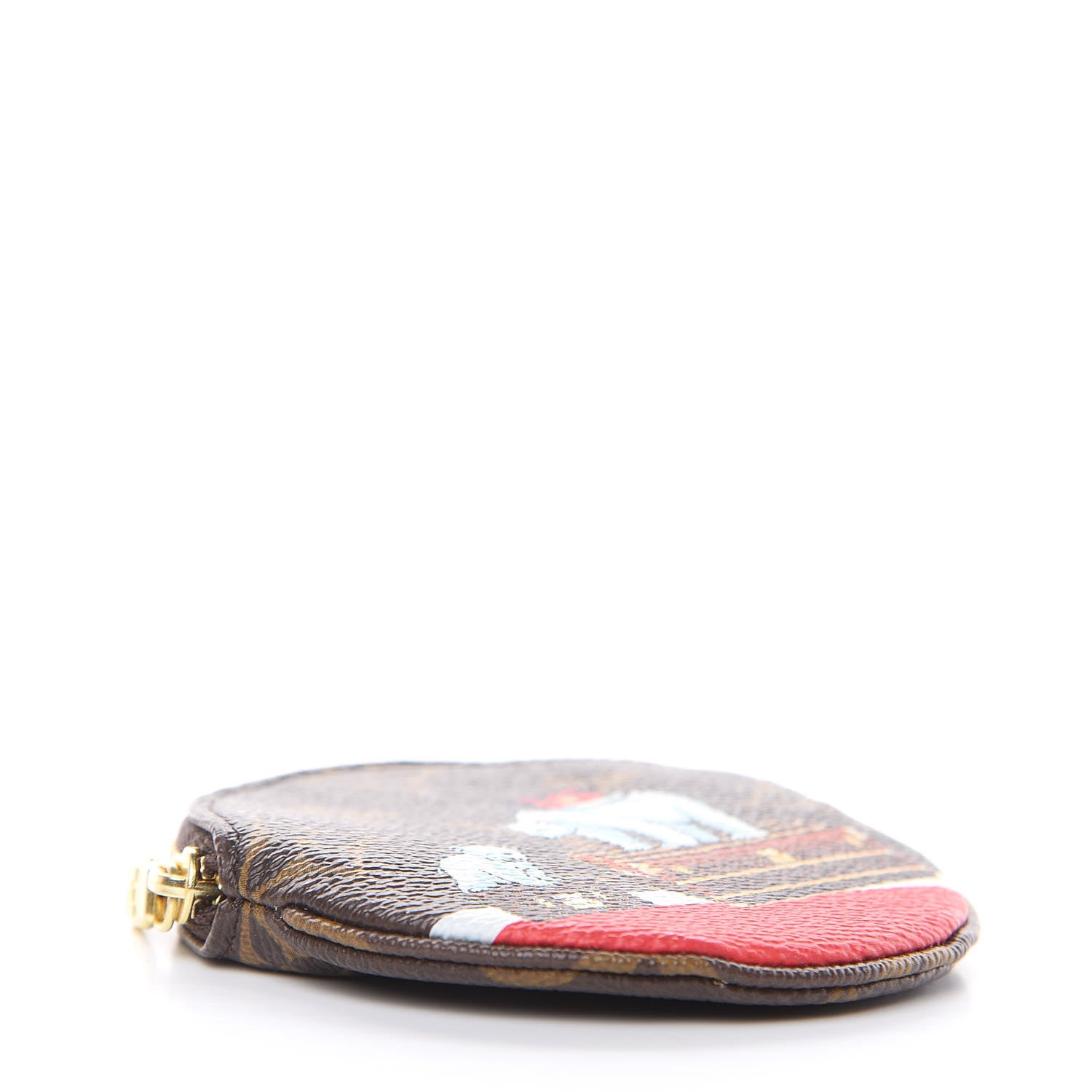 Louis Vuitton Monogram 2017 Christmas Animation Round Coin Purse 4 of 8