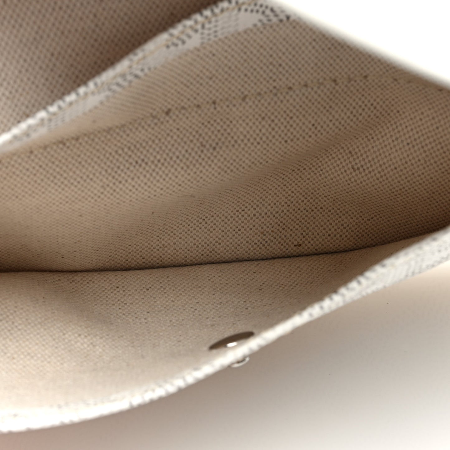 Goyardine Pouch White