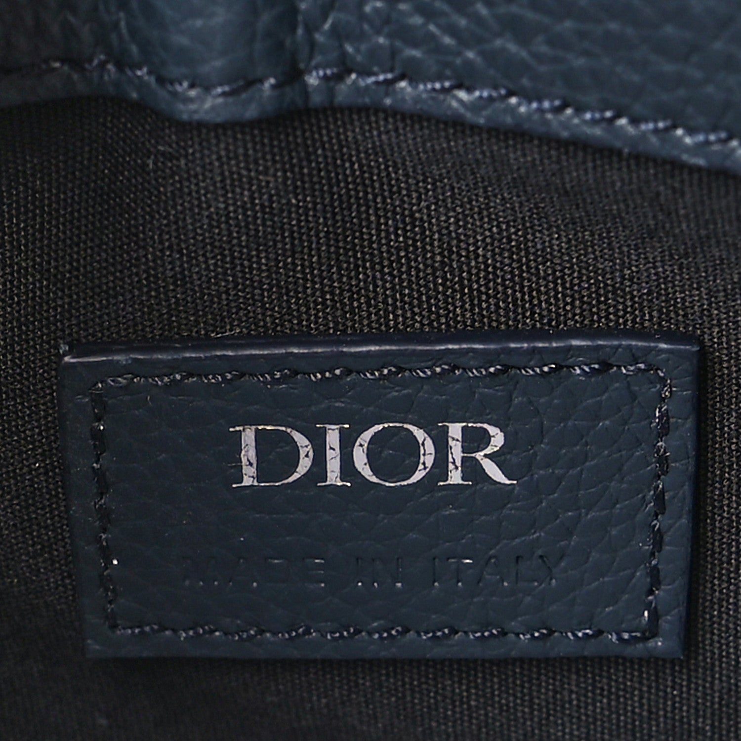 Christian Dior Oblique Saddle Messenger Pouch Blue 6 of 8