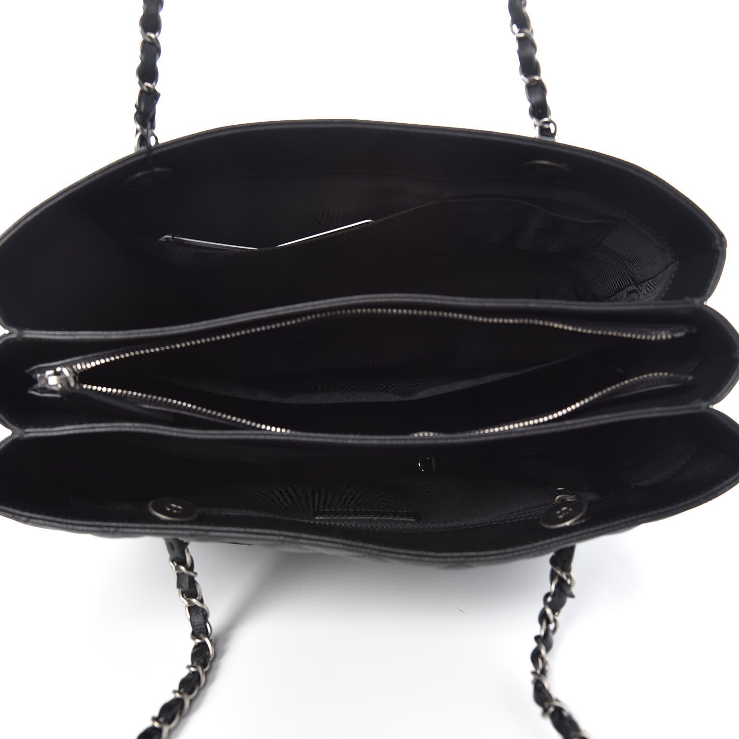 Chanel Caviar Quilted Urban Companion Shopping Tote Black 5 of 10