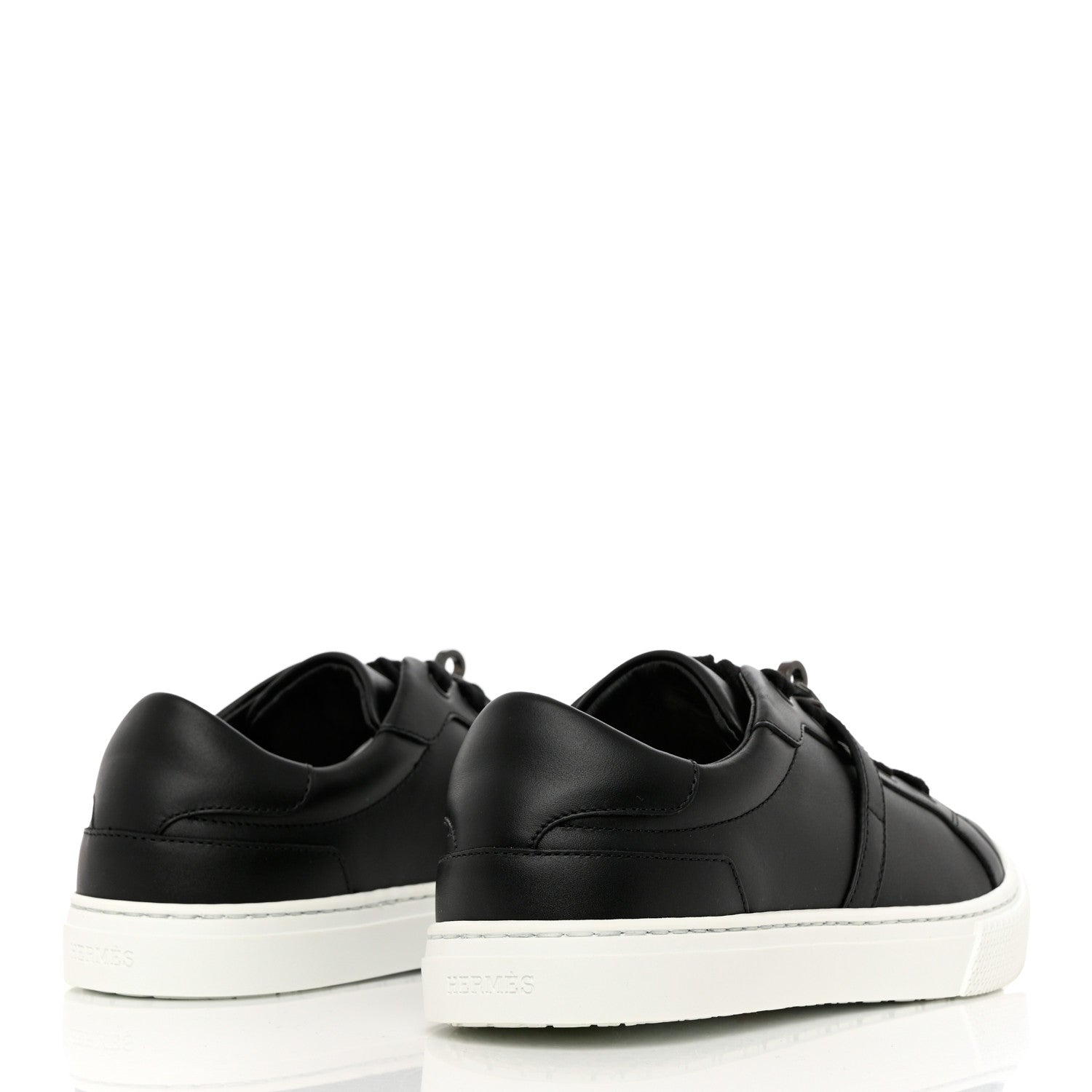Hermes Calfskin Day Sneakers 36.5 Black 4 of 8