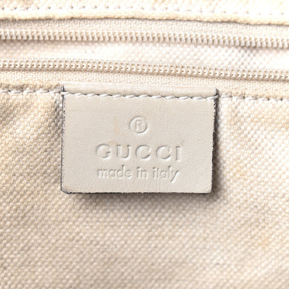 Gucci Monogram Margaux Calfskin Medium Sukey Top Handle Bag Beige Ebony Mystic White 6 of 14