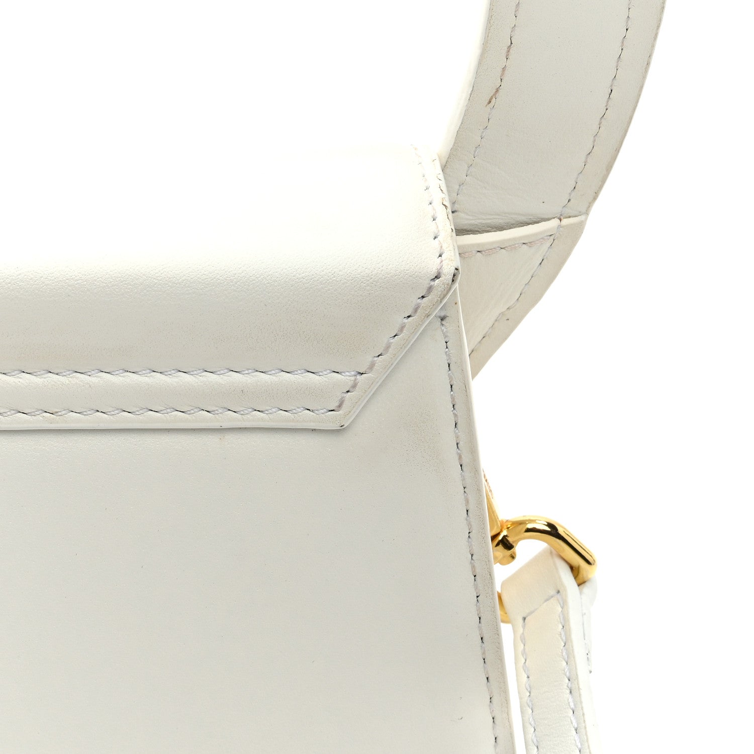Jacquemus Smooth Calfskin Le Sac Rond White 7 of 10