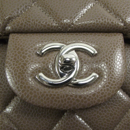 Chanel Caviar Jumbo Classic Flap Taupe 6 of 10
