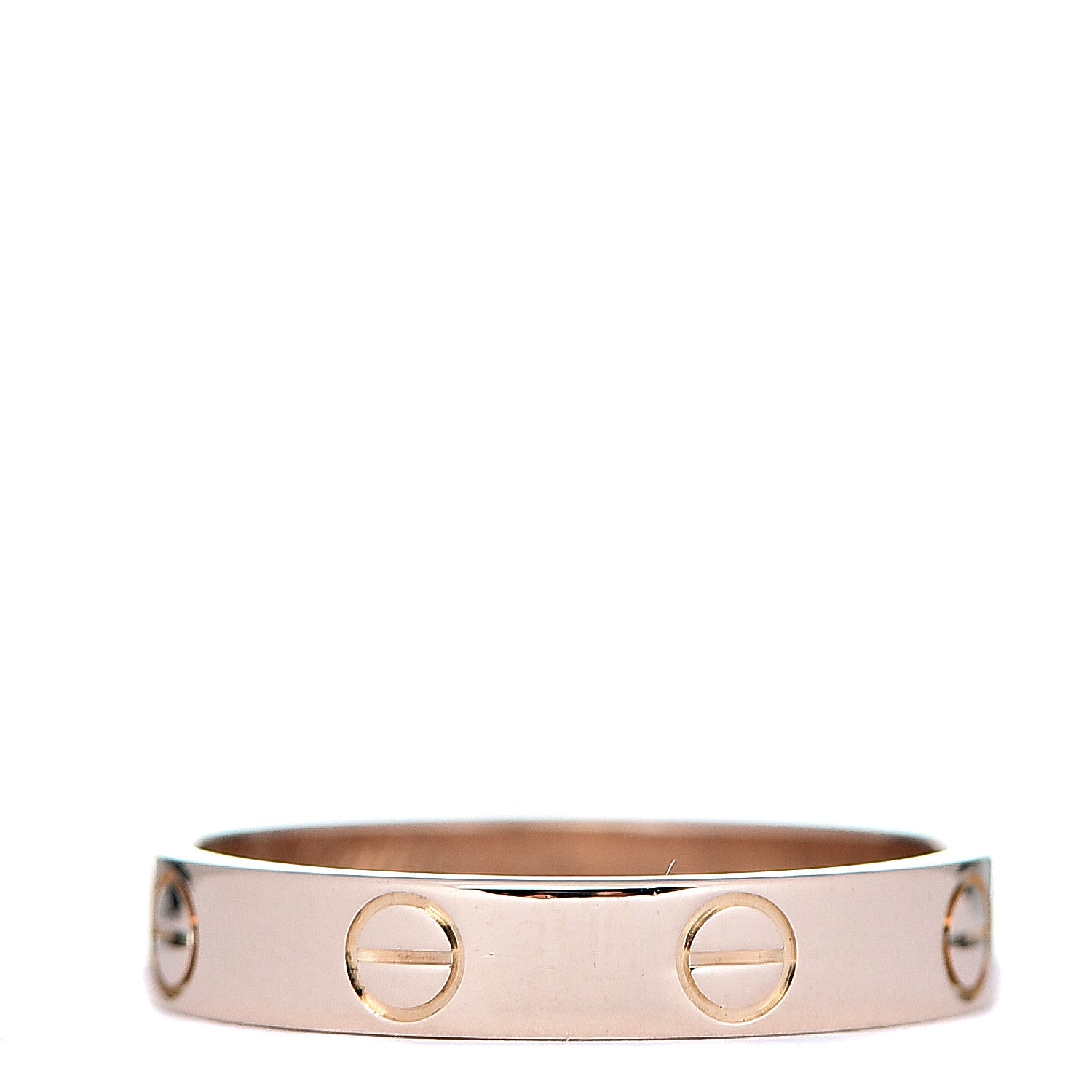 Cartier 18K Pink Gold 3.5mm LOVE Wedding Band Ring 54 6.75 2 of 4