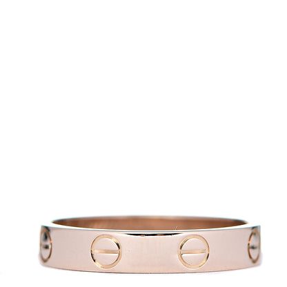 Cartier 18K Pink Gold 3.5mm LOVE Wedding Band Ring 54 6.75 2 of 4