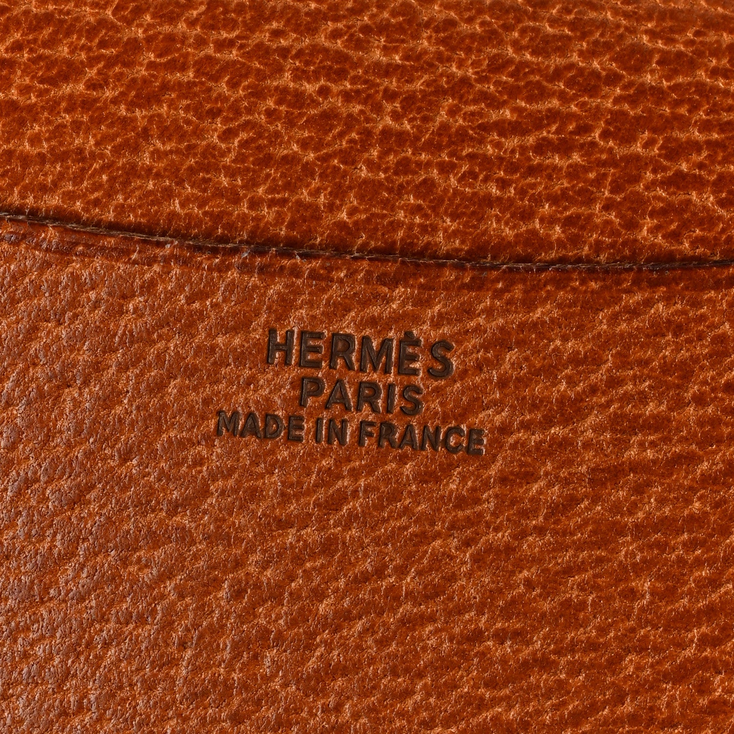 Hermes Natural Barenia Notebook Cover Fauve 6 of 8