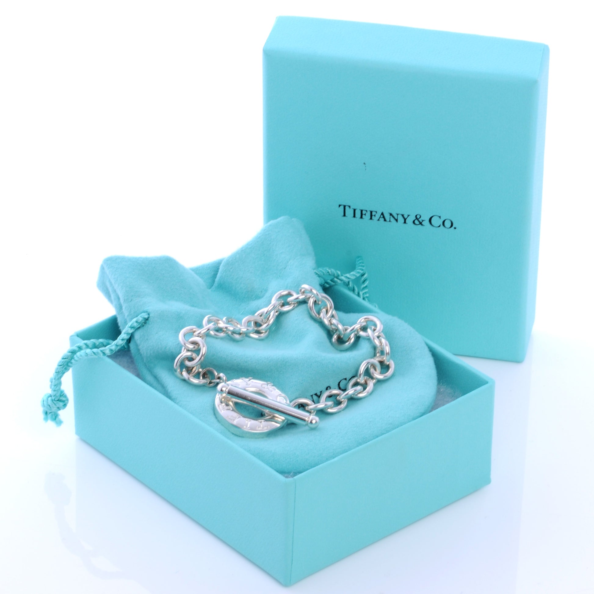Tiffany Sterling Silver Toggle Bracelet 1 of 4