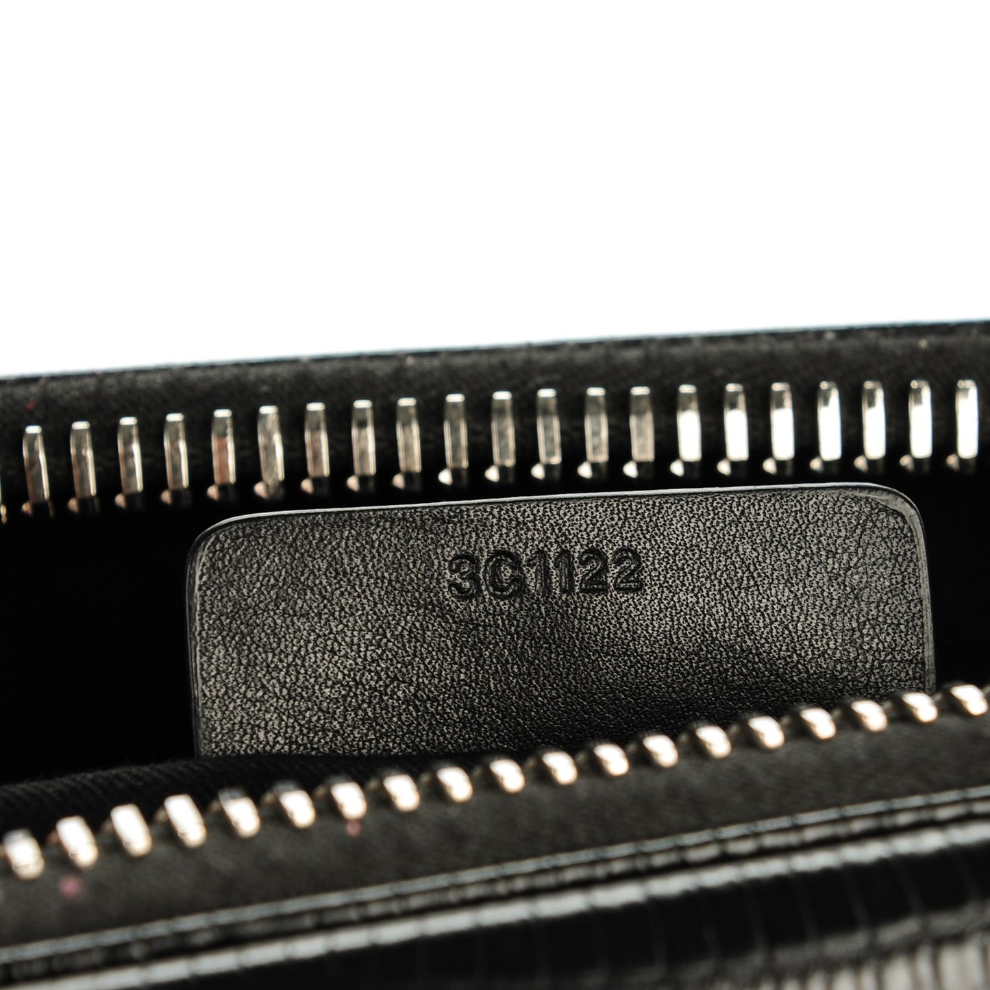 Calfskin Lizard Embossed Medium Antigona Black