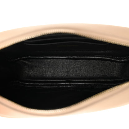 Saint Laurent Grain De Poudre Matelasse Monogram Mini Lou Camera Bag Dark Beige 5 of 10
