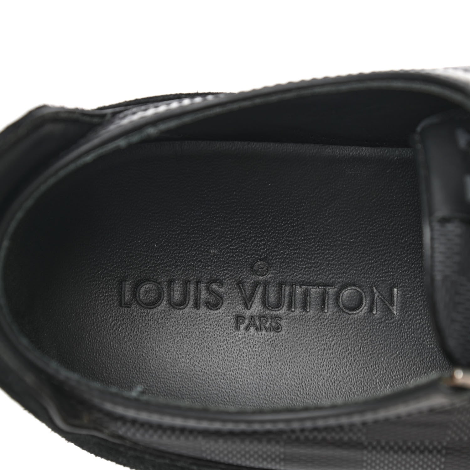 Louis Vuitton Damier Graphite Calfskin Suede Mens Aventure Sneakers 9 7 of 11