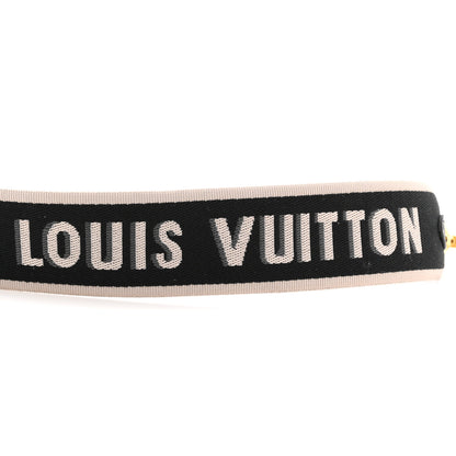 Louis Vuitton Jacquard Diane Shoulder Strap Black Ivory 3 of 3