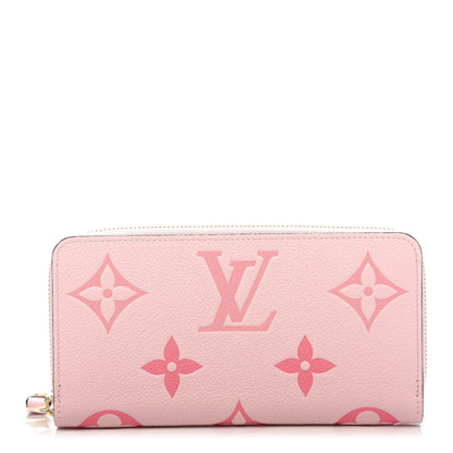 Louis Vuitton Empreinte Monogram Giant By The Pool Zippy Wallet Bouton De Rose 1 of 10